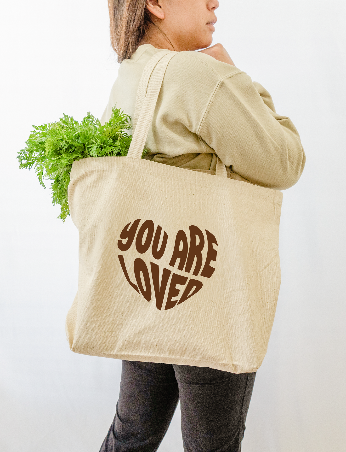 You're Loved Canvas Tote