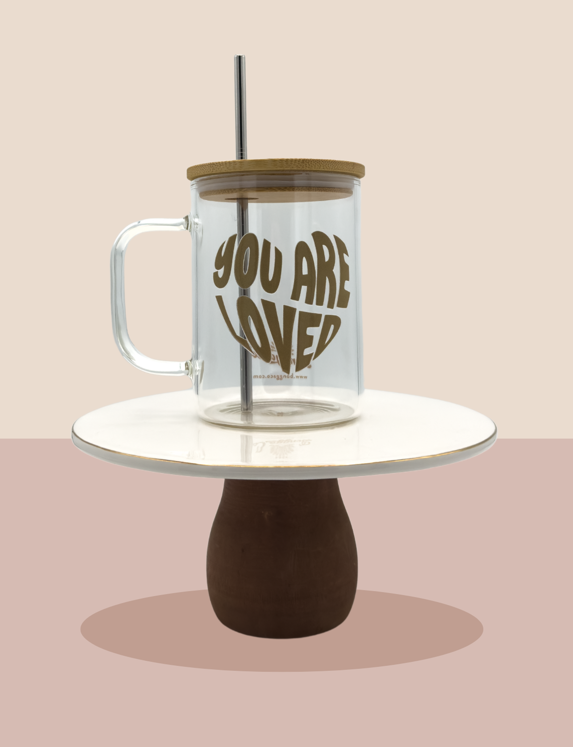 You're Loved Glass Cup