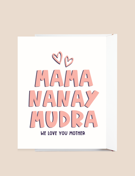 Mama Nanay Mudra Mother's Day Card