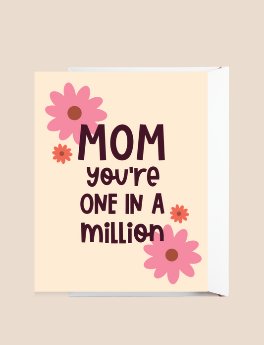 Mom In A Million Mother's Day Card