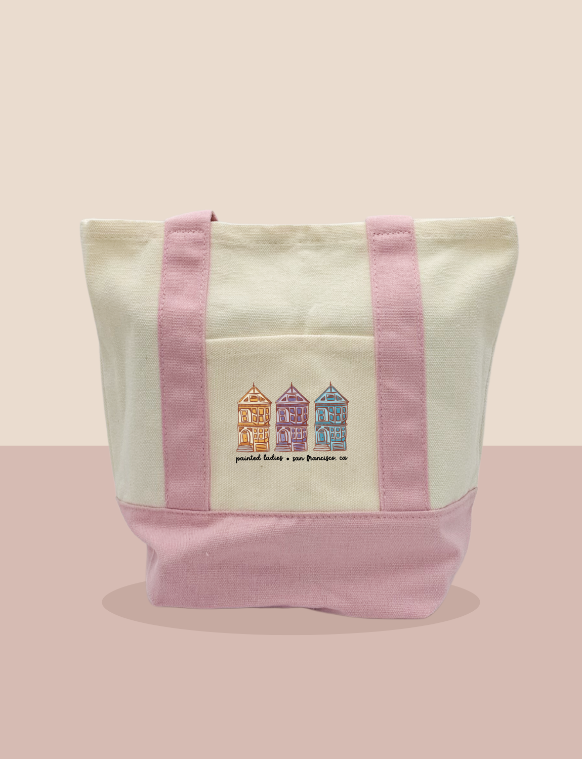 Mini Tote Painted Ladies